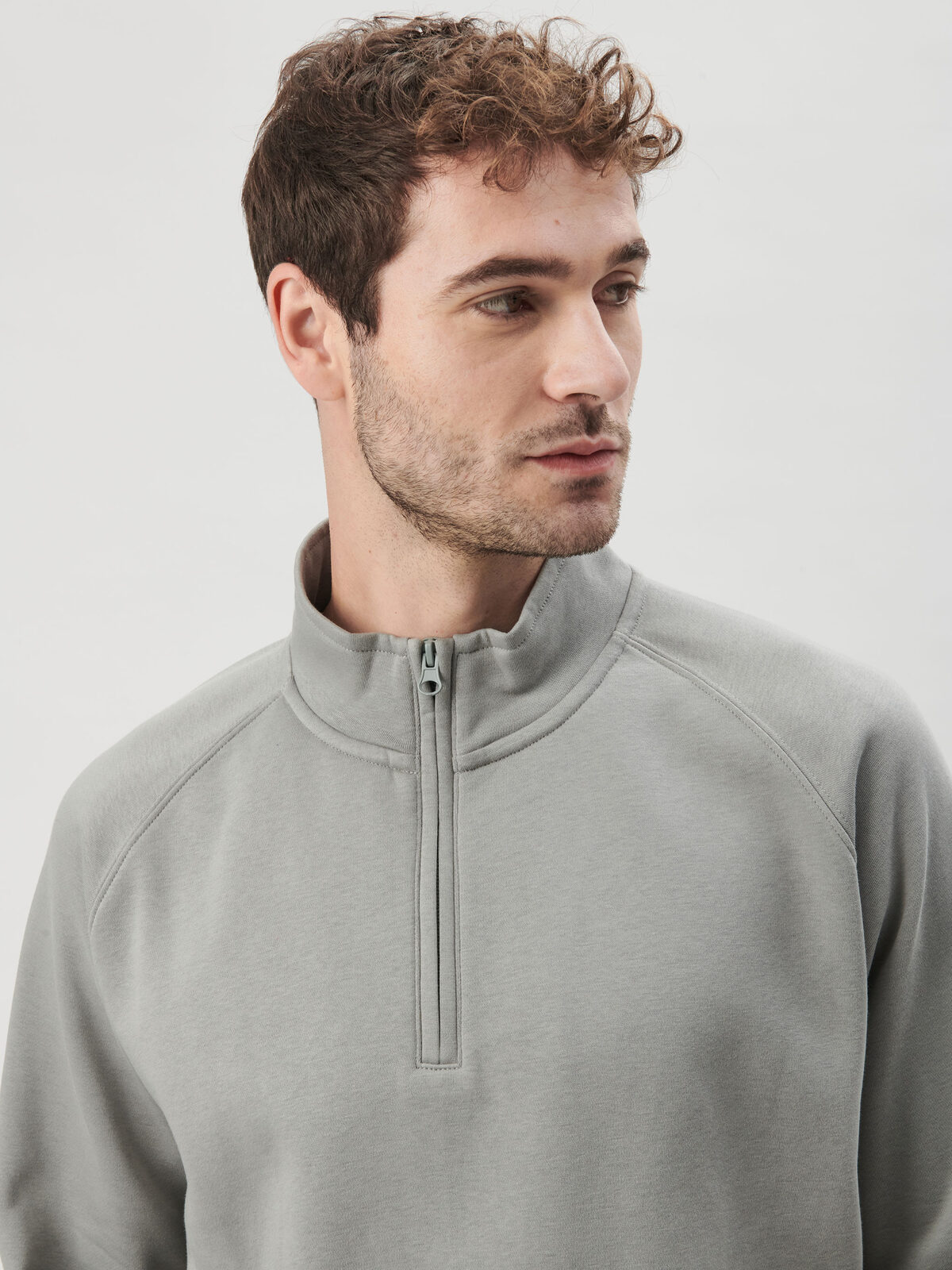 FELPA SIRIO CON MEZZA ZIP