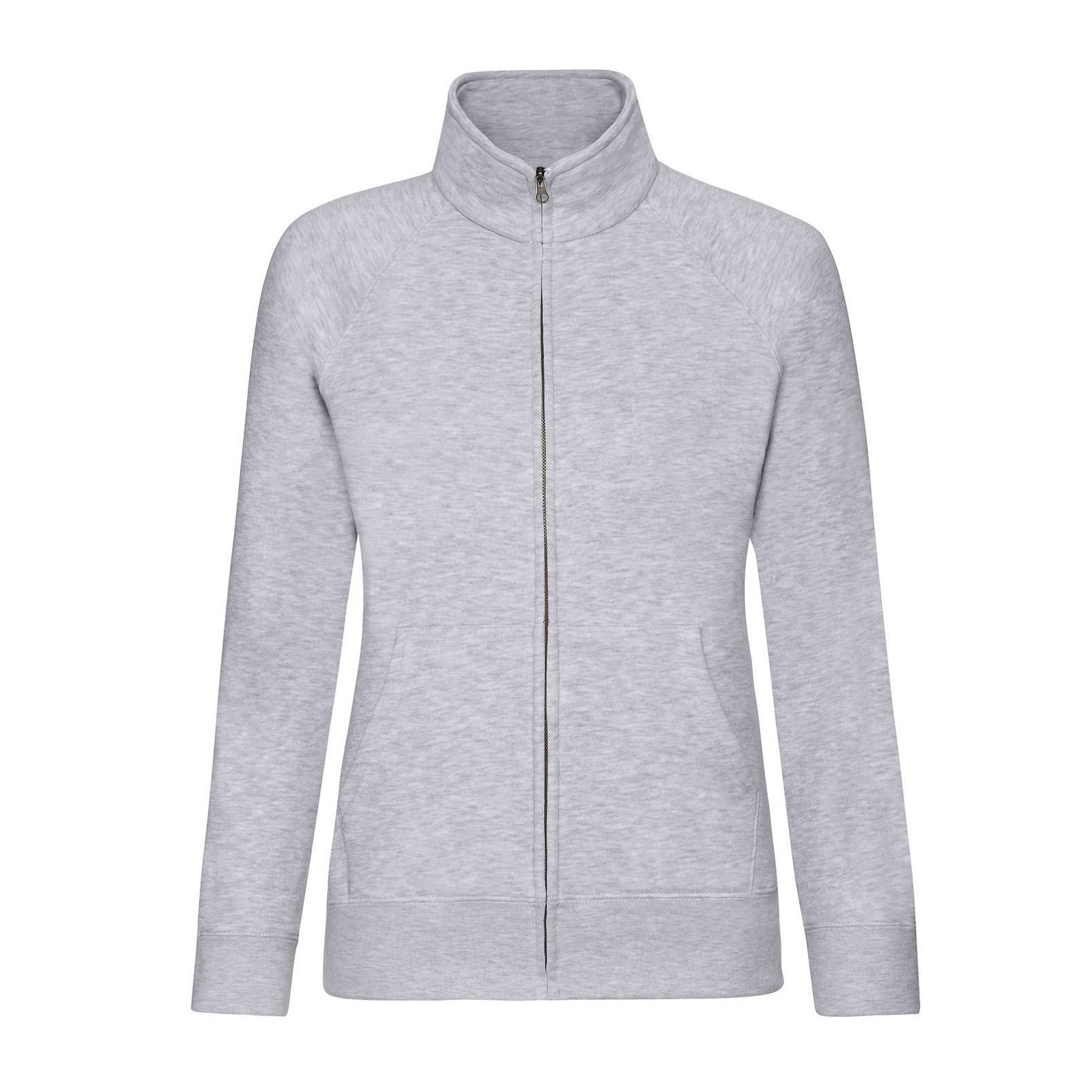 FELPA ZIP LUNGA DONNA