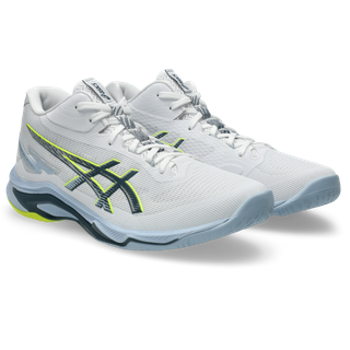 ASICS NETBURNER BALLISTIC FF MT 4  WHITE RAW INDIGO
