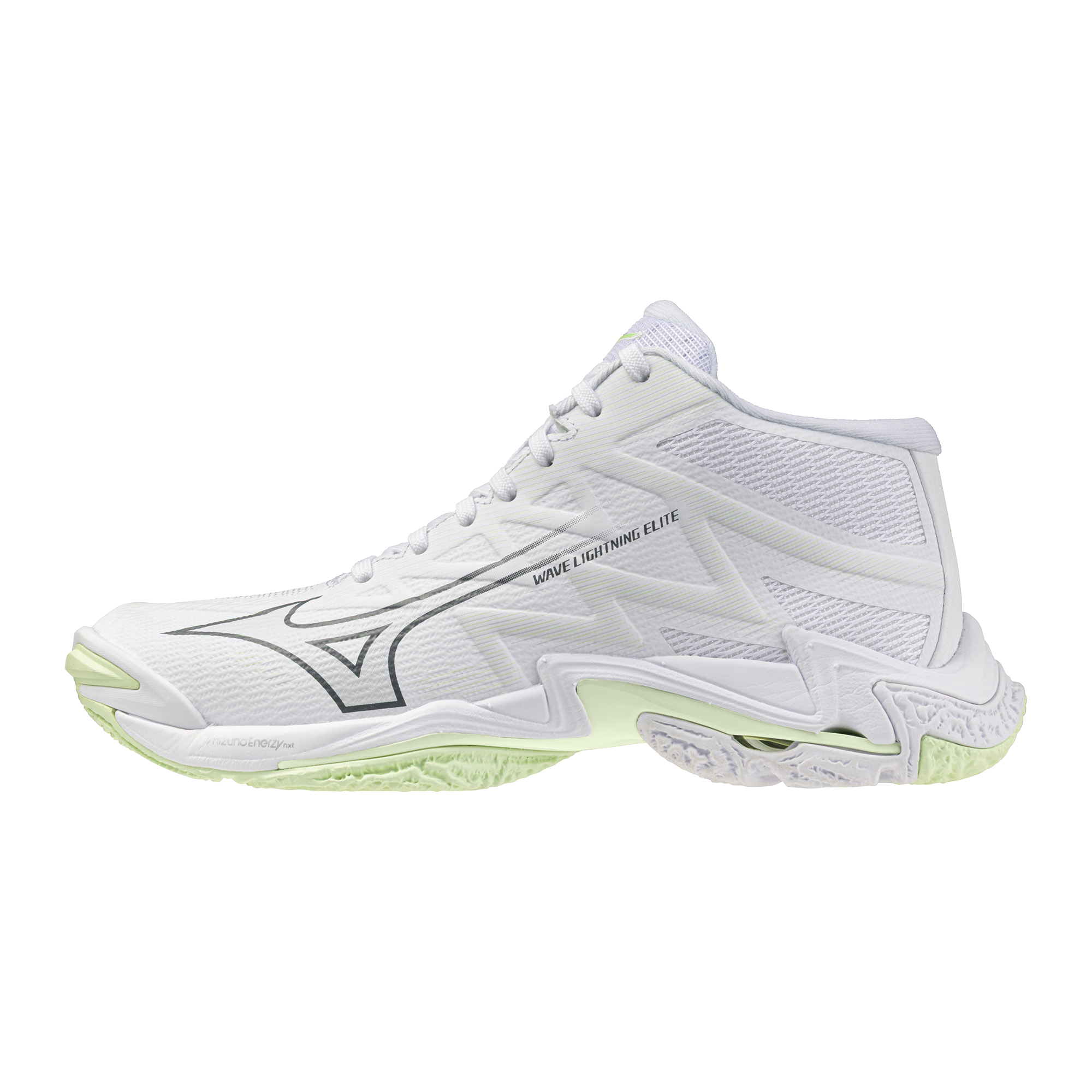 MIZUNO WAVE LIGHTNING ELITE MID W WHITE BALSAM GREEN AMBROSIA